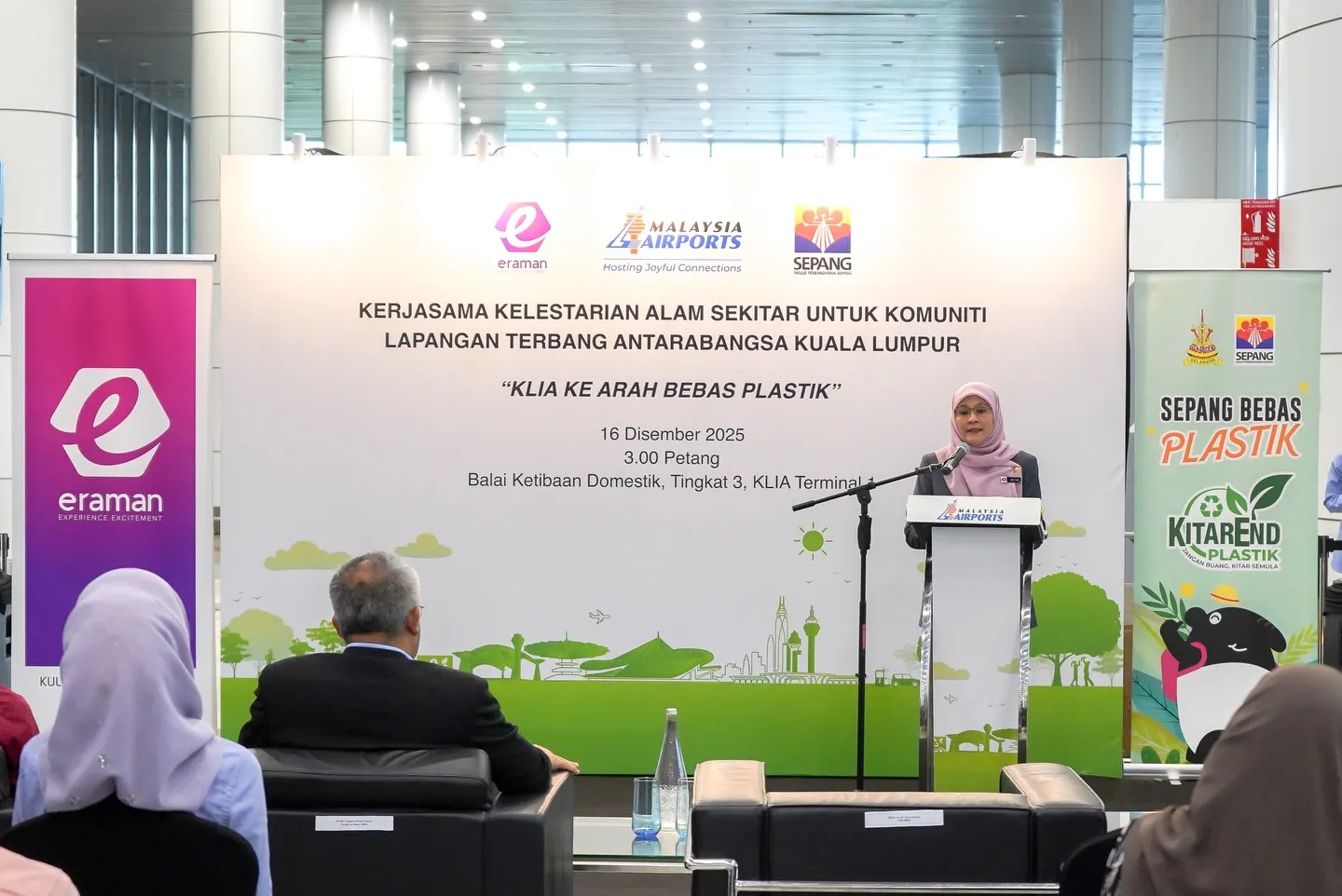 KLIA jadi perintis inisiatif bebas plastik, sokong agenda kelestarian negara