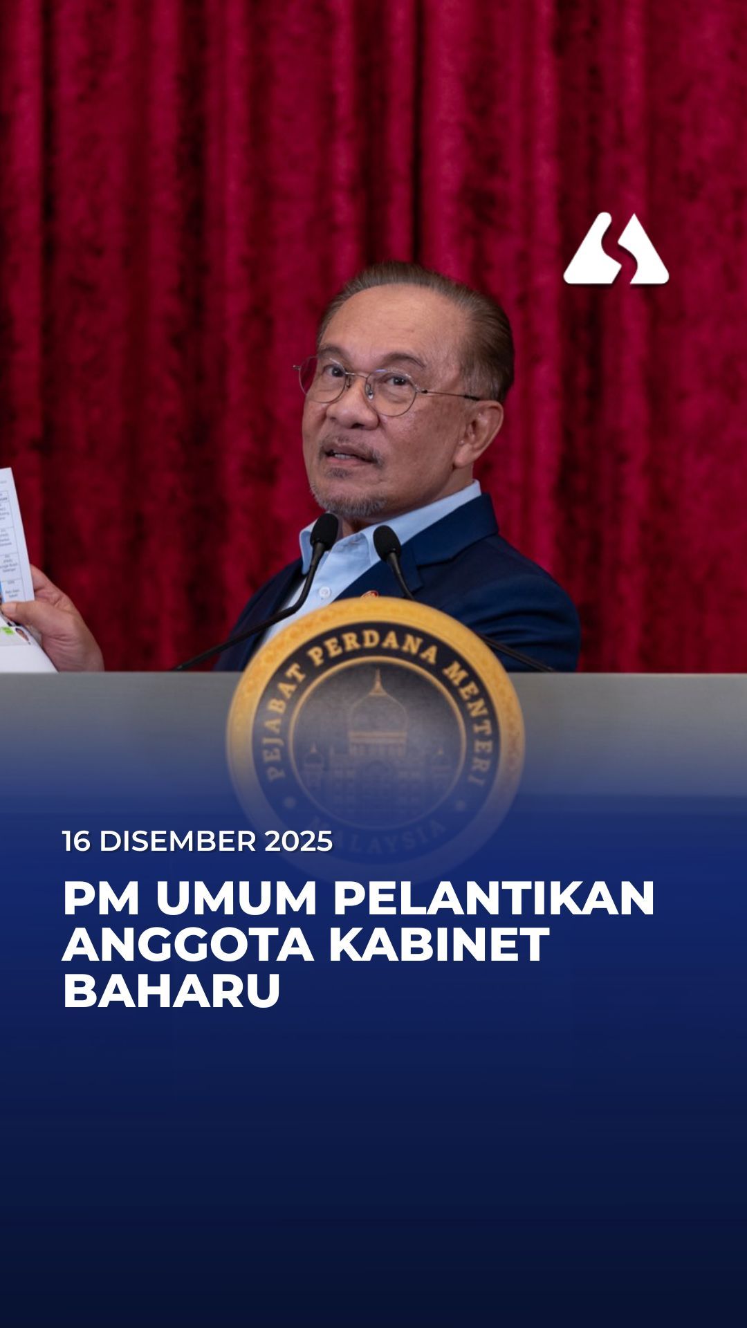 PM umum pelantikan anggota kabinet baharu