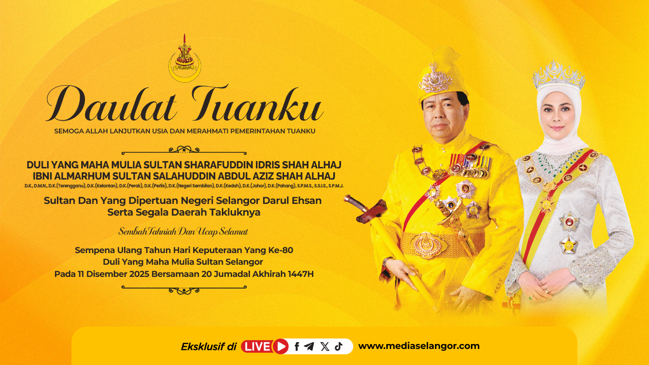 MB zahir ucapan tahniah sempena Ulang Tahun Keputeraan Sultan Selangor