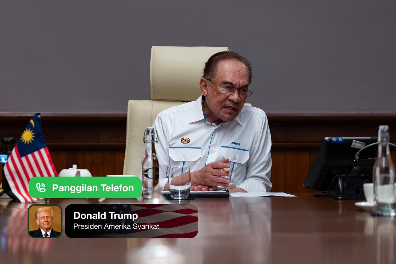 PM bincang konflik Kemboja-Thailand dengan Trump