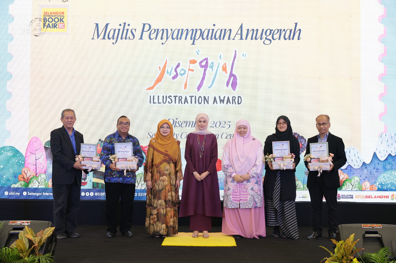 Tengku Permaisuri Selangor sempurnakan Majlis Anugerah Ilustrasi Yusof Gajah 2025