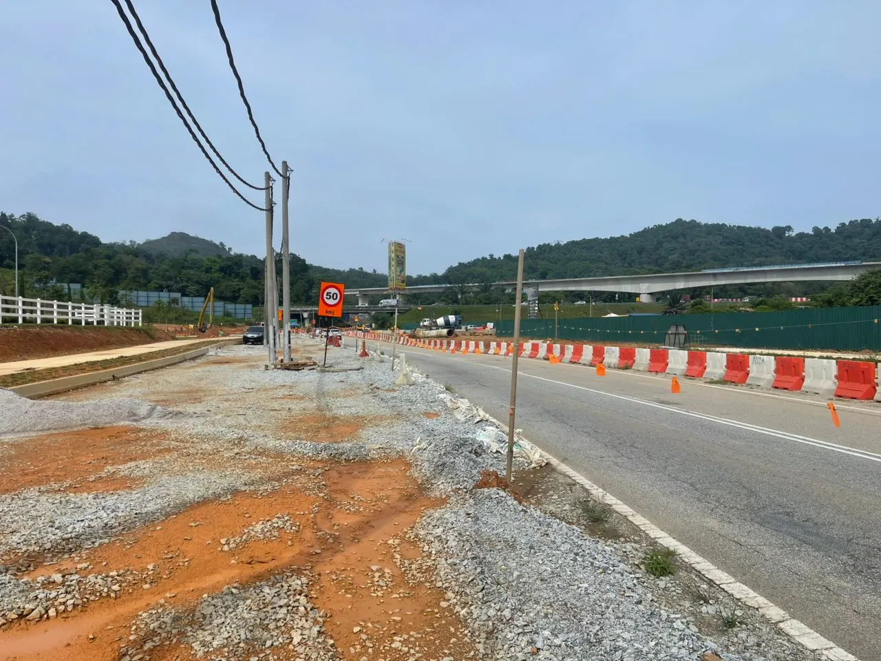 双溪布雅路动工扩建为四车道　工程局：提升交通流量及安全