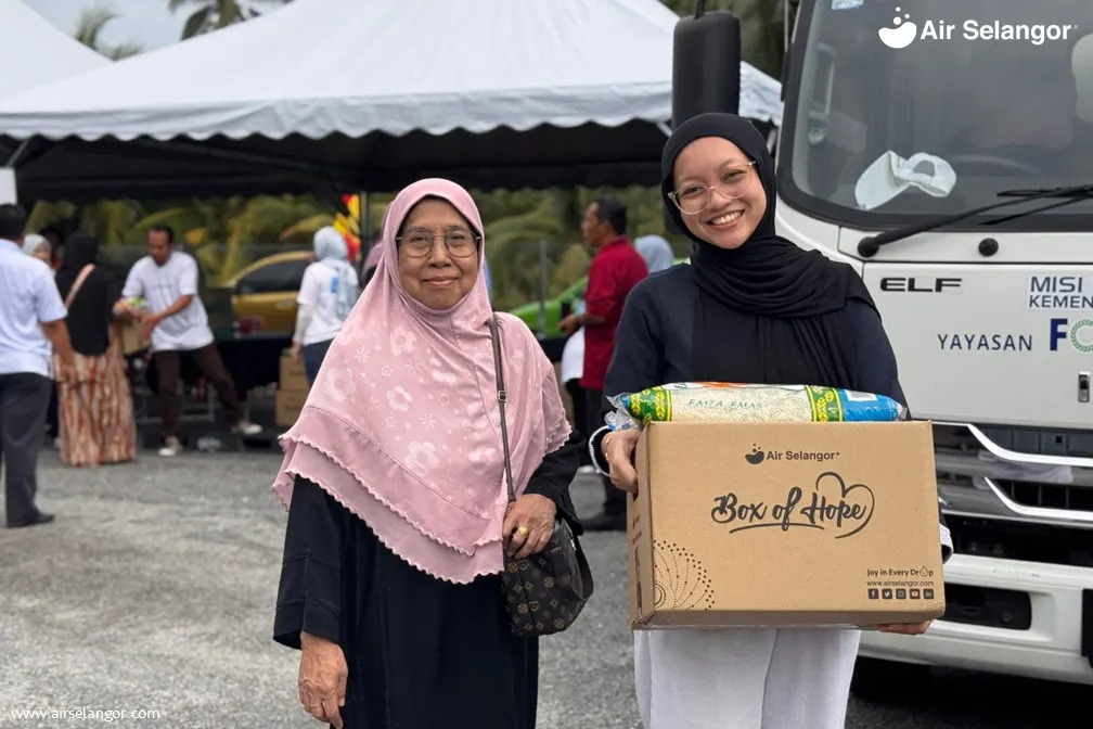 Air Selangor agih 8,583 bakul makanan kepada keluarga B40 