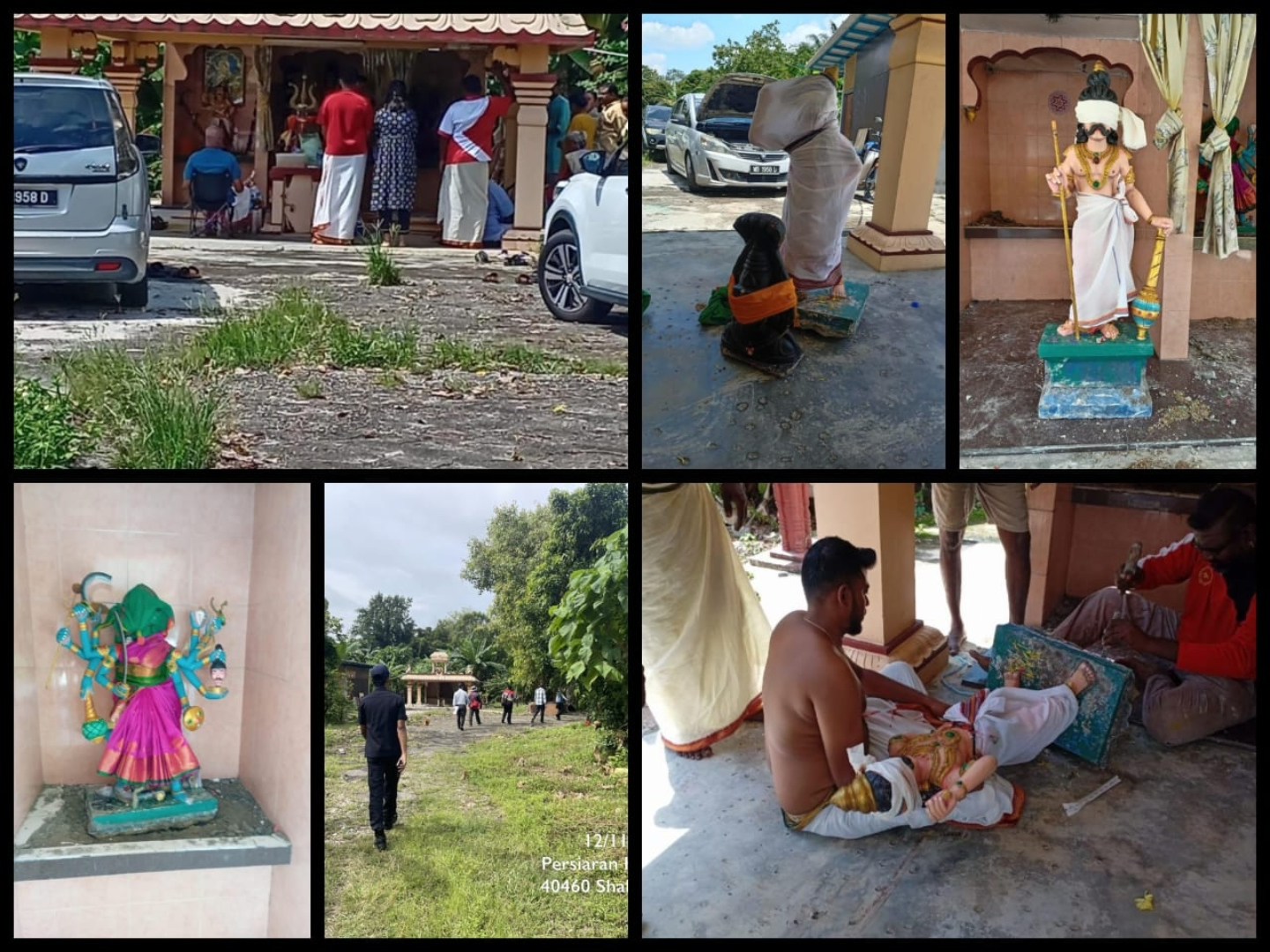 சிலைகளும் ஆலயமும்  உடைத்து அப்புறப்படுத்தப்பட்டதா? வீண் வதந்திகளை  நம்பாதீர்கள்