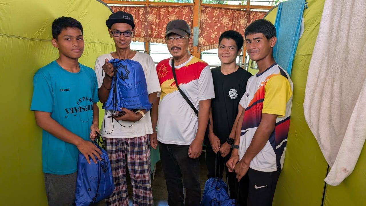 Anak yatim sertai misi bantuan banjir Yide, semai semangat sukarelawan muda