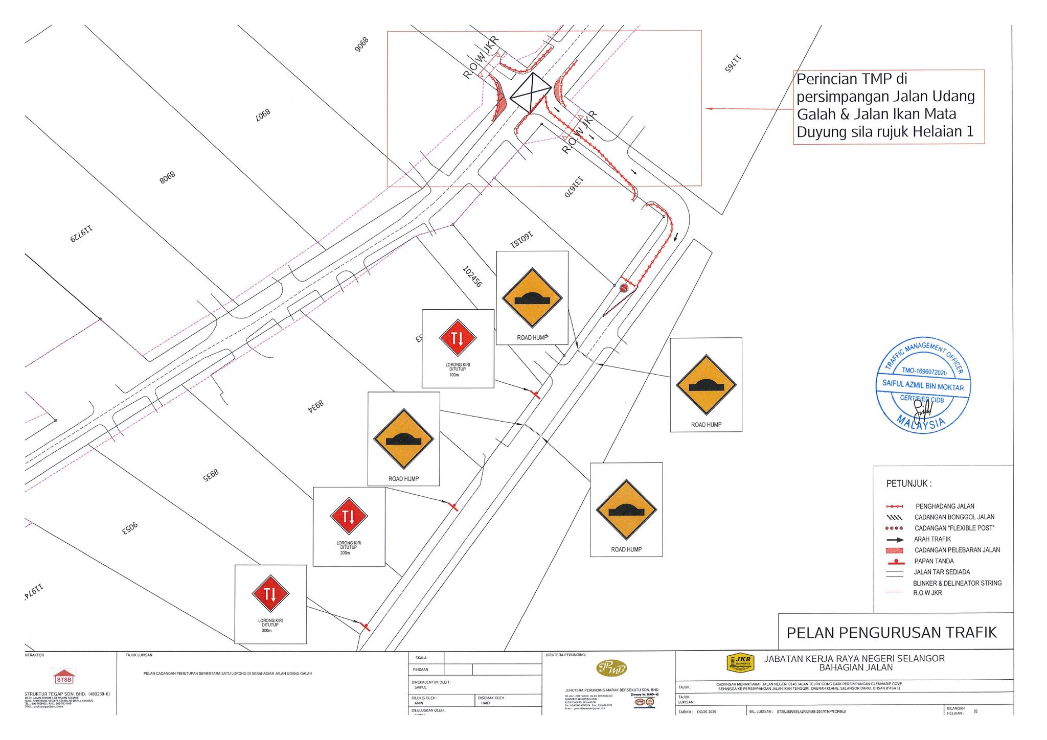 Perubahan aliran trafik Telok Gong bermula 7 Disember bagi naik taraf jalan
