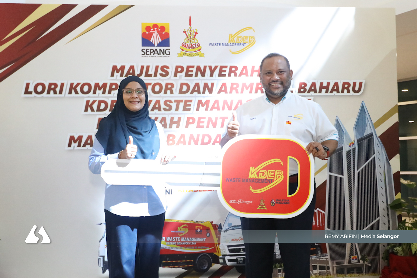 KDEBWM serah 114 lori baharu, tingkat kecekapan urus sisa di Sepang