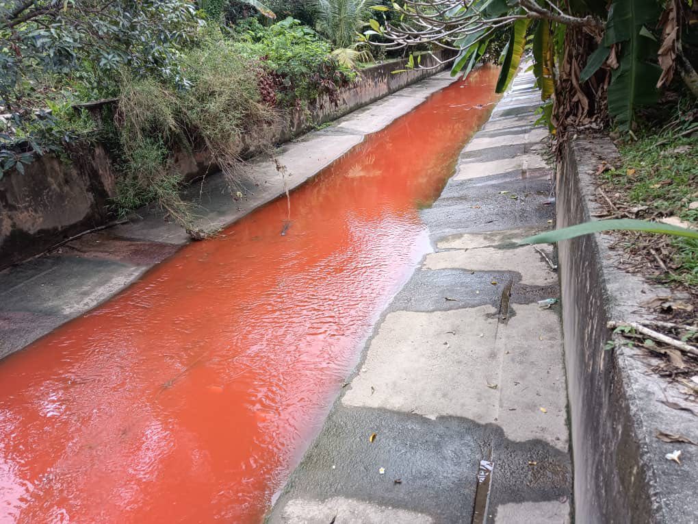 ஷா ஆலமில் உள்ள வடிகால் நீர் மாசு அடைந்துள்ளது