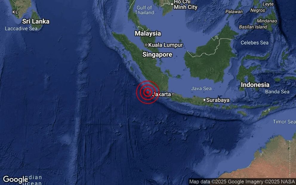 南苏门答腊今早5.6级地震　大马无海啸威胁