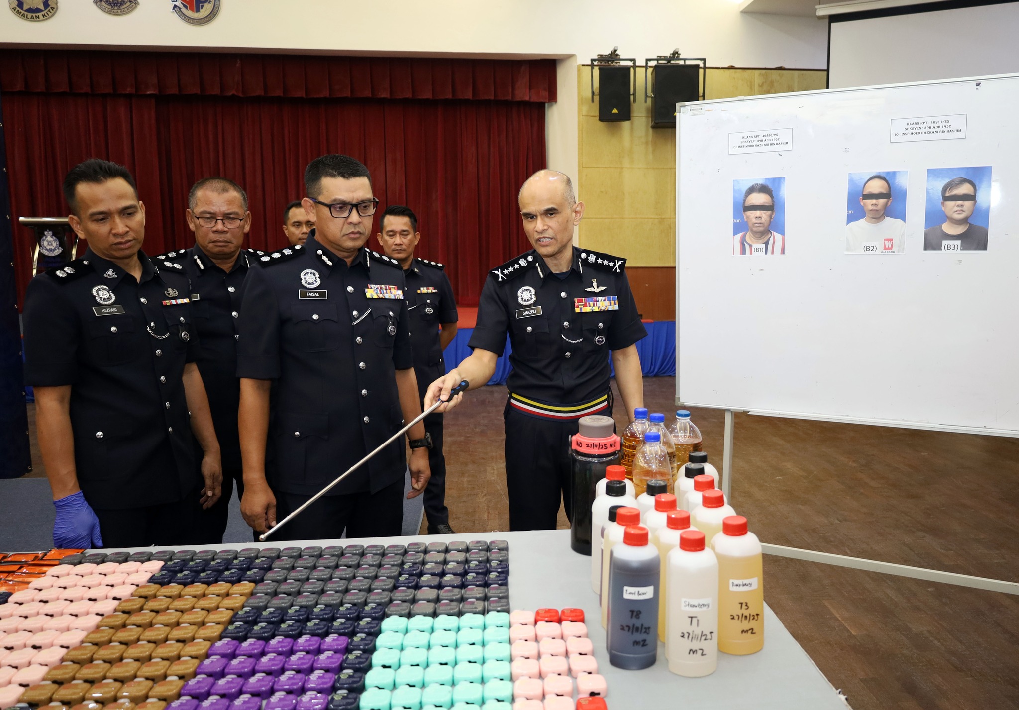 Polis Selangor serbu stor vape dadah ketamin, tiga lelaki tempatan dicekup