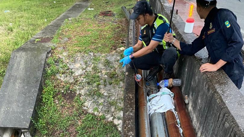 LUAS siasat aliran berwarna di Shah Alam, sampel dihantar ke Jabatan Kimia