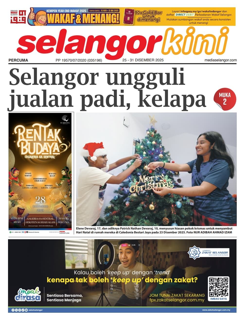 Selangorkini 25 - 31 Disember 2025