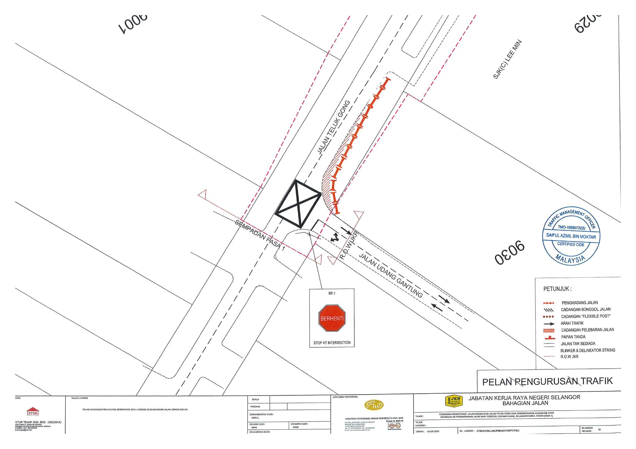 Perubahan aliran trafik Telok Gong bermula 7 Disember bagi naik taraf jalan