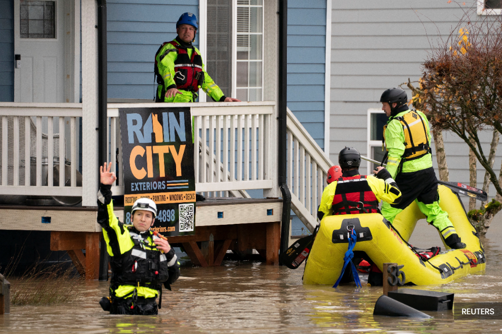 Washington state orders 100,000 evacuations as 'catastrophic' flooding hits