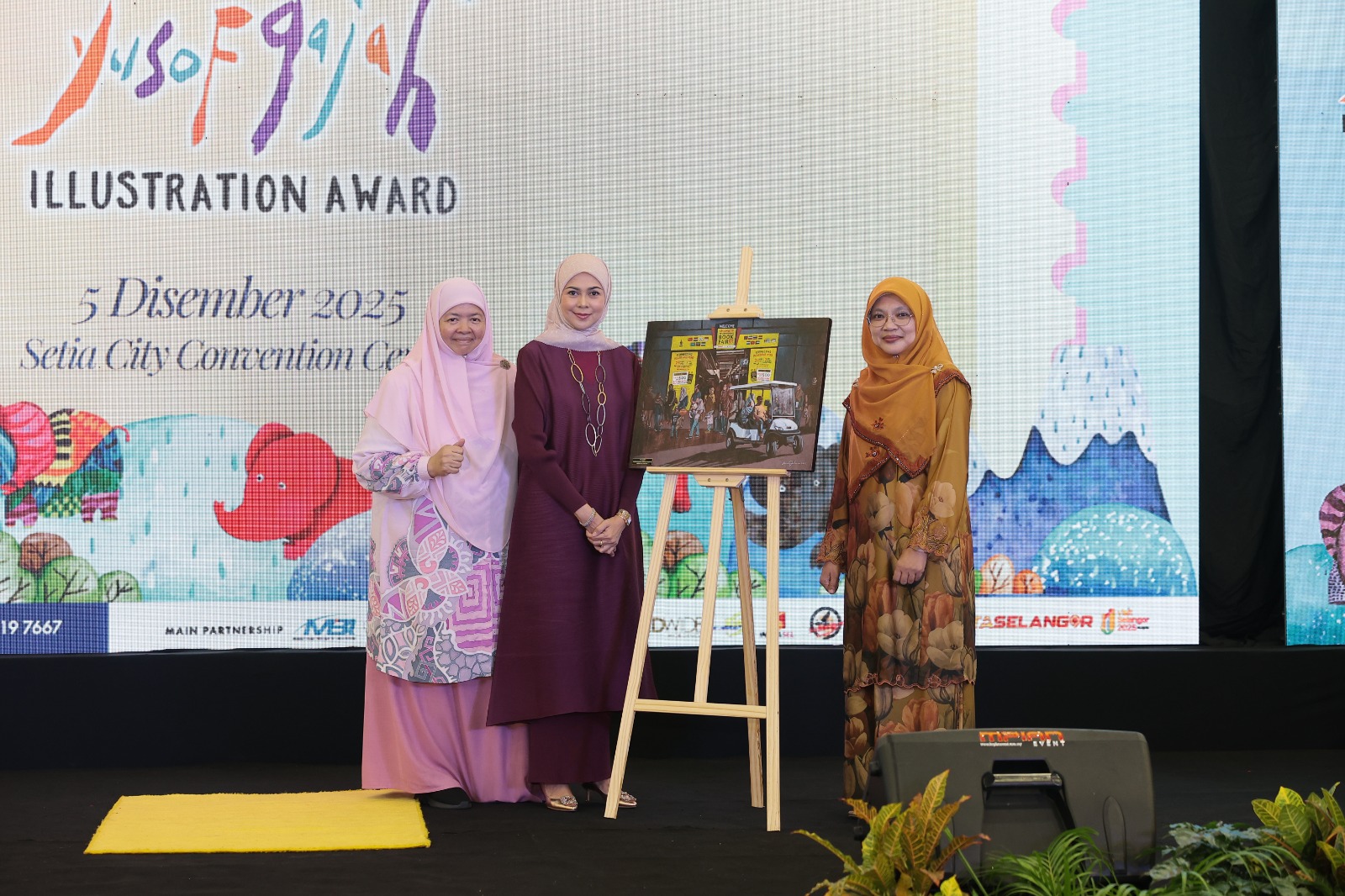 Tengku Permaisuri Selangor sempurnakan Majlis Anugerah Ilustrasi Yusof Gajah 2025