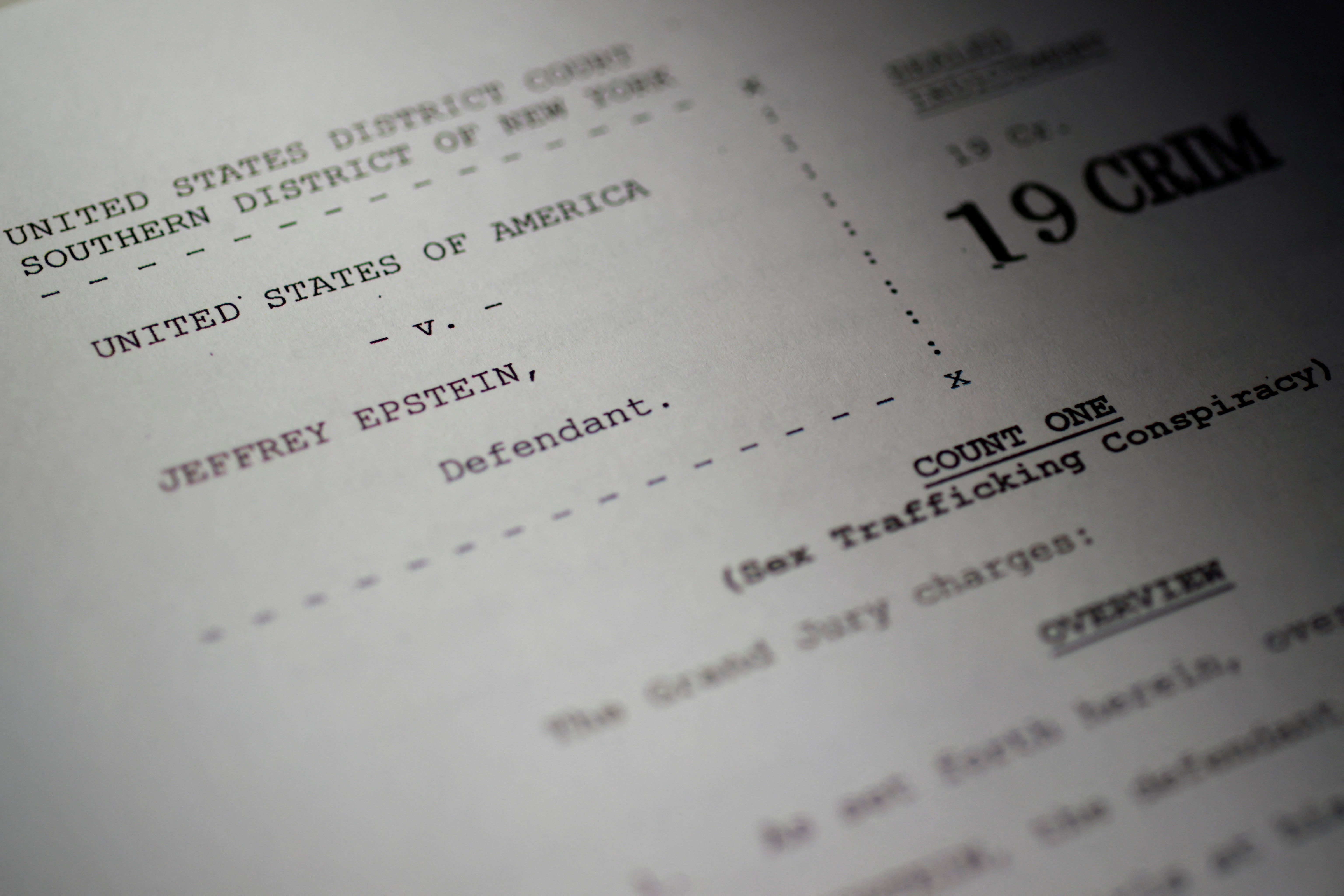 US releases redacted Epstein files, scant mention of Trump