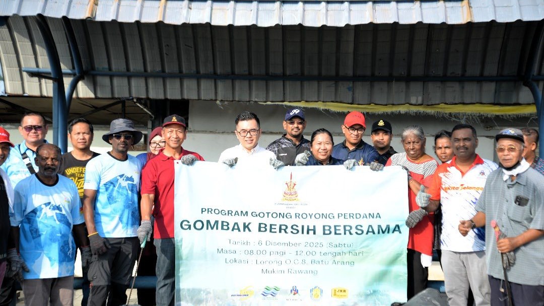 600 individu sertai Gotong-Royong Perdana Daerah Gombak