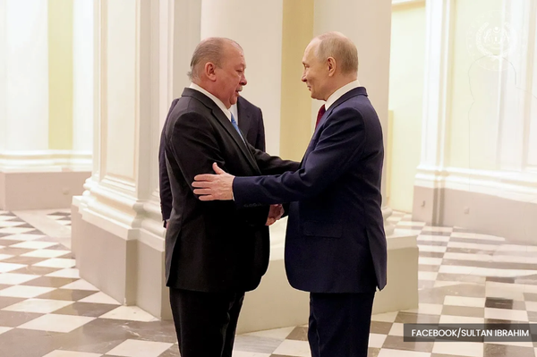 Royal diplomacy on display as King meets Putin at Hermitage