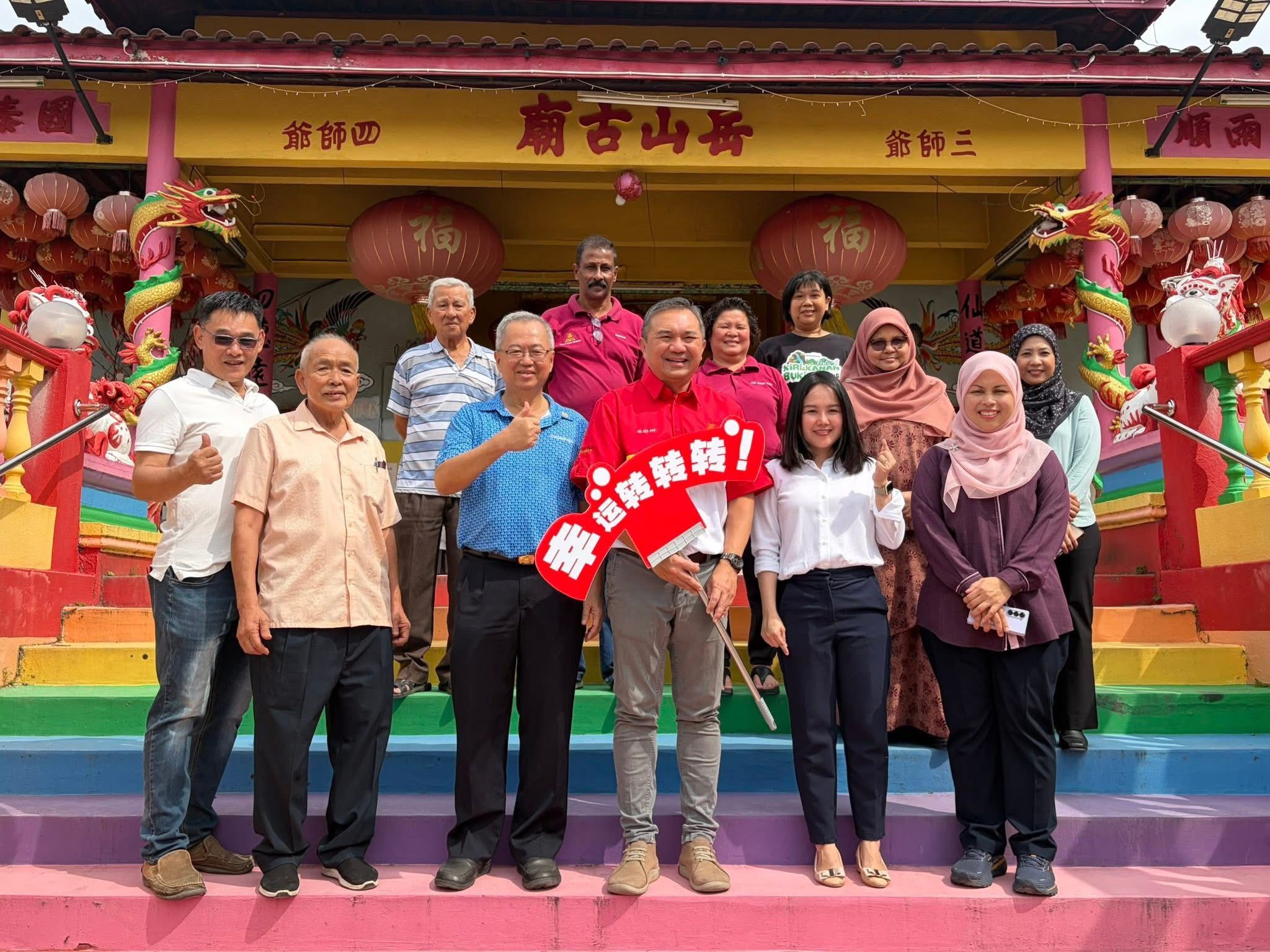 岳山古庙争取建新替代路线 方便访客出入促进旅游