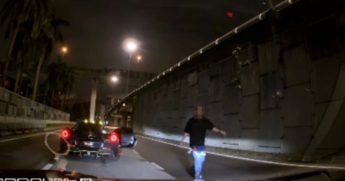 ஆபத்தான முறையில் வாகனம் ஓட்டிய காணொளி வைரலானதைத் தொடர்ந்து ஆடவர் சரணடைந்தார்