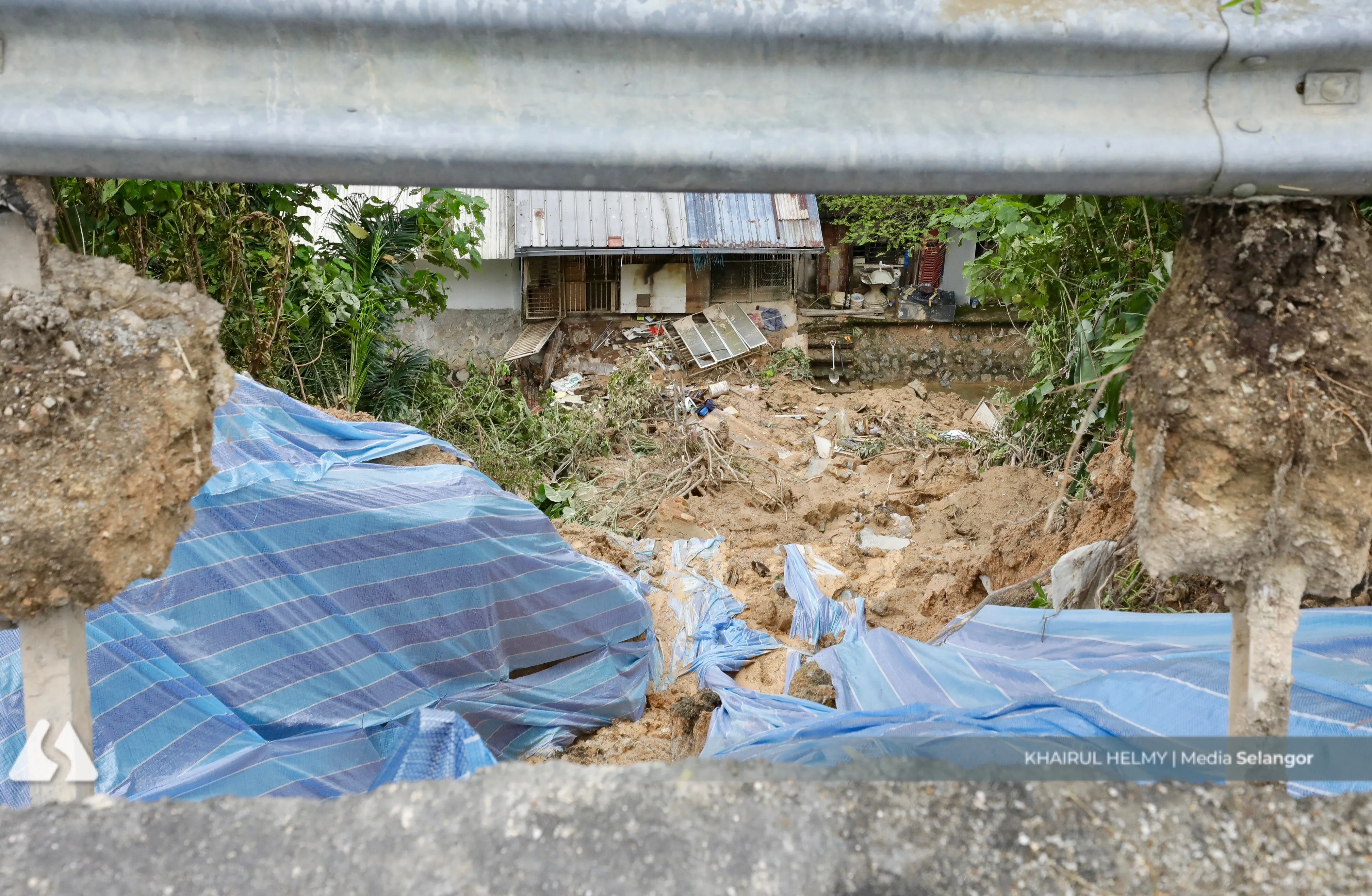 Tiada gelinciran baharu di Taman Bukit Teratai, kerja pembaikan dilaksana segera