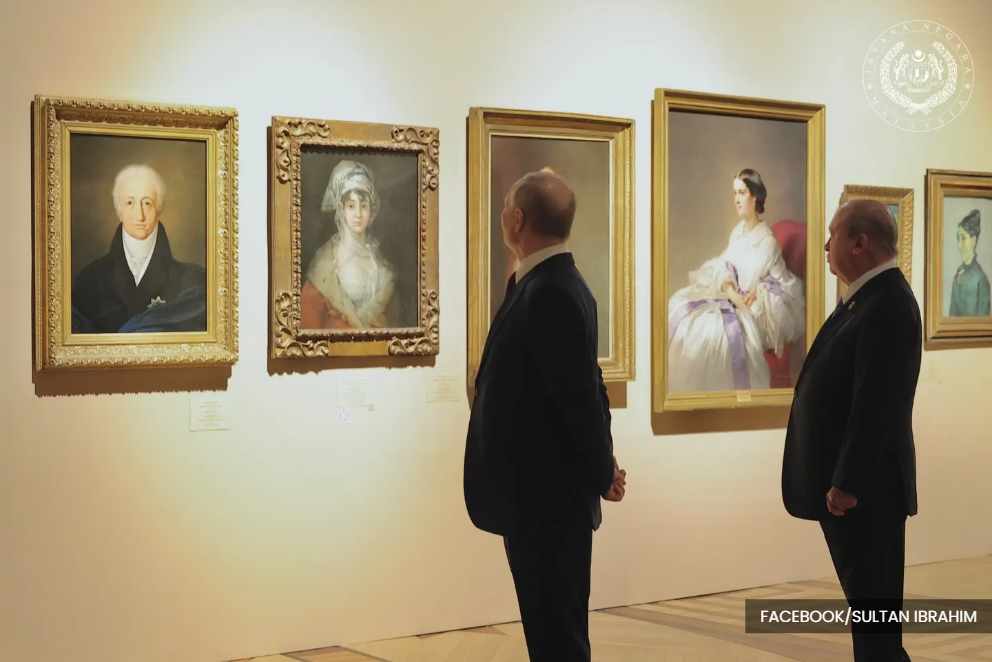 Royal diplomacy on display as King meets Putin at Hermitage