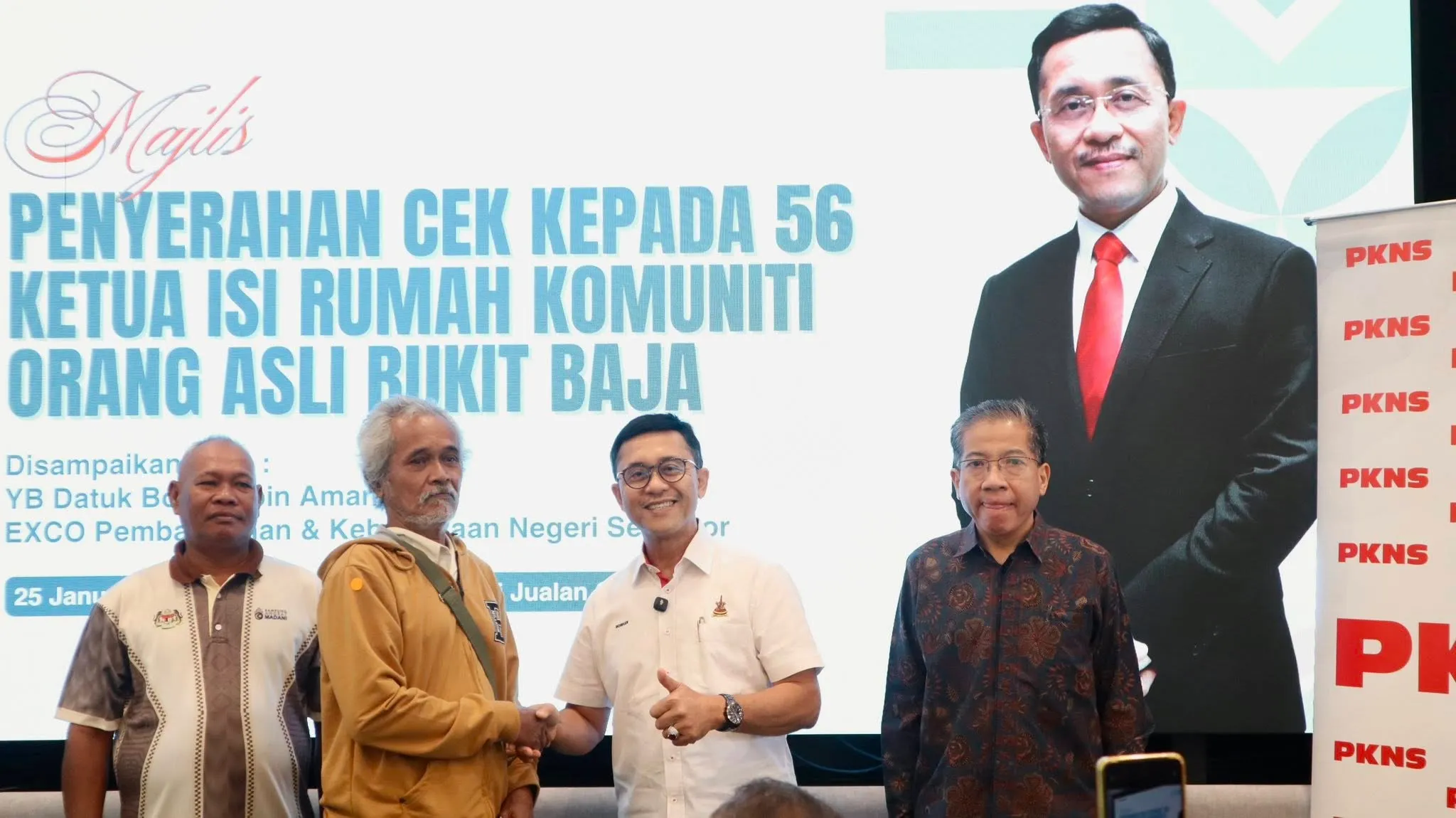 56 keluarga Orang Asli Bukit Baja terima penempatan semula di Cyber Valley