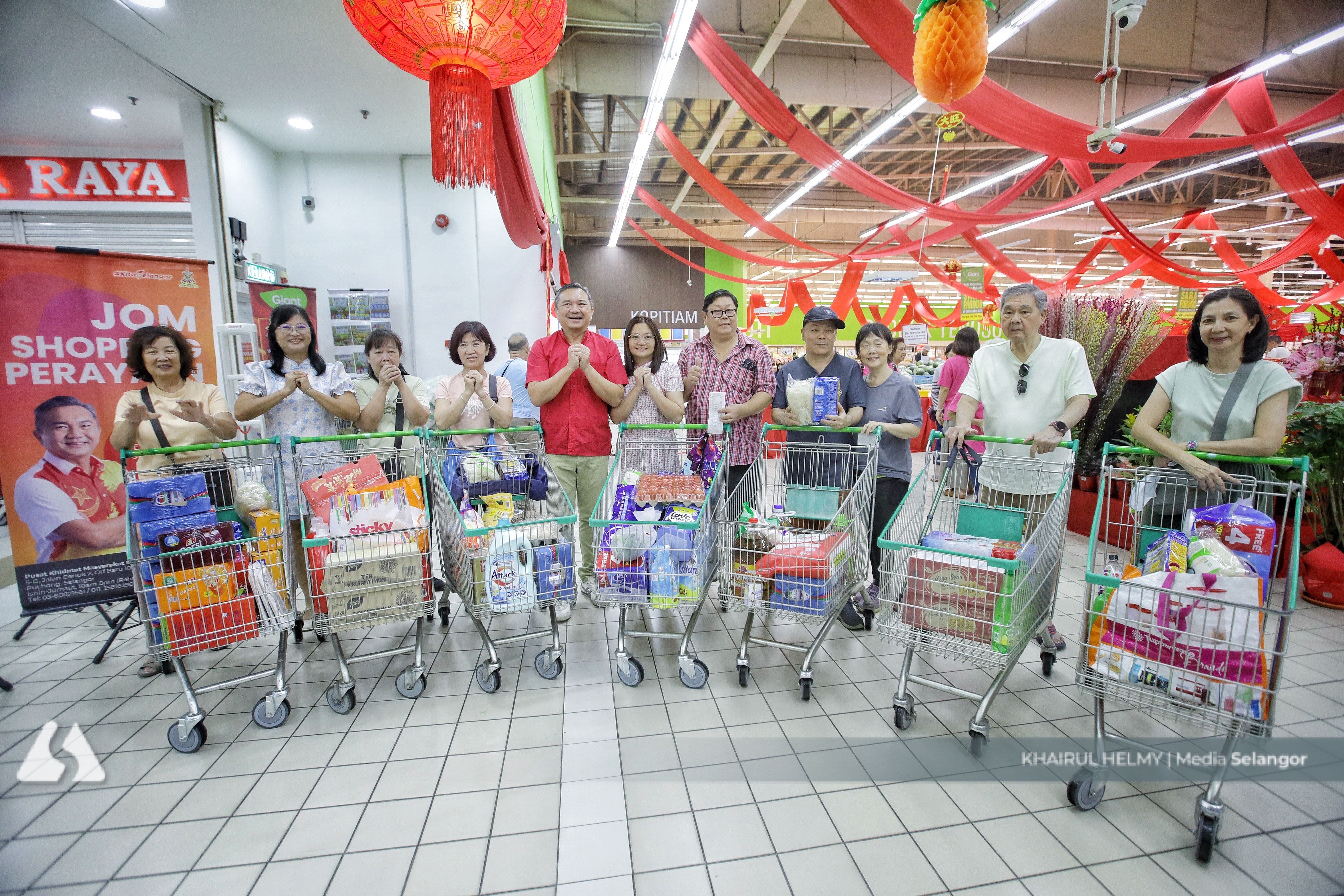 金銮区今派发佳节购物券  850人喜领RM200办年货！