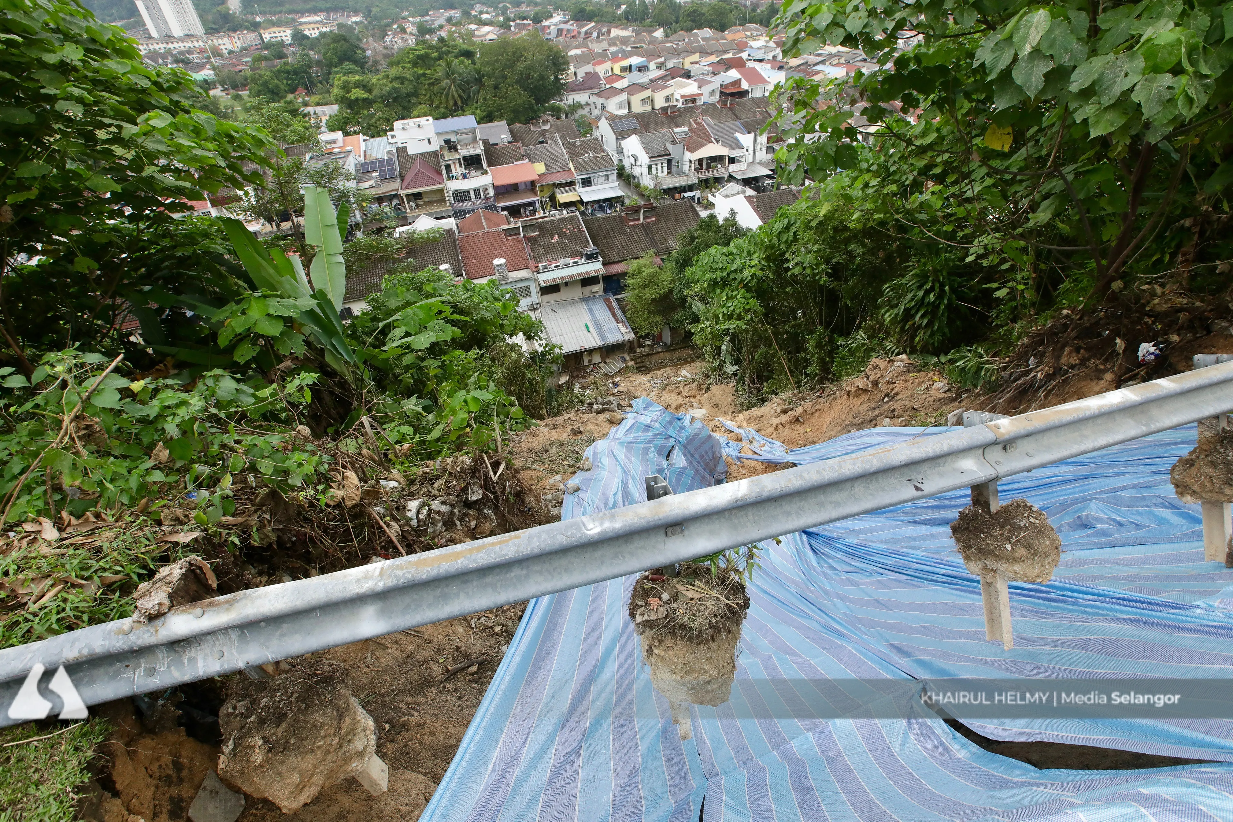 Tiada gelinciran baharu di Taman Bukit Teratai, kerja pembaikan dilaksana segera