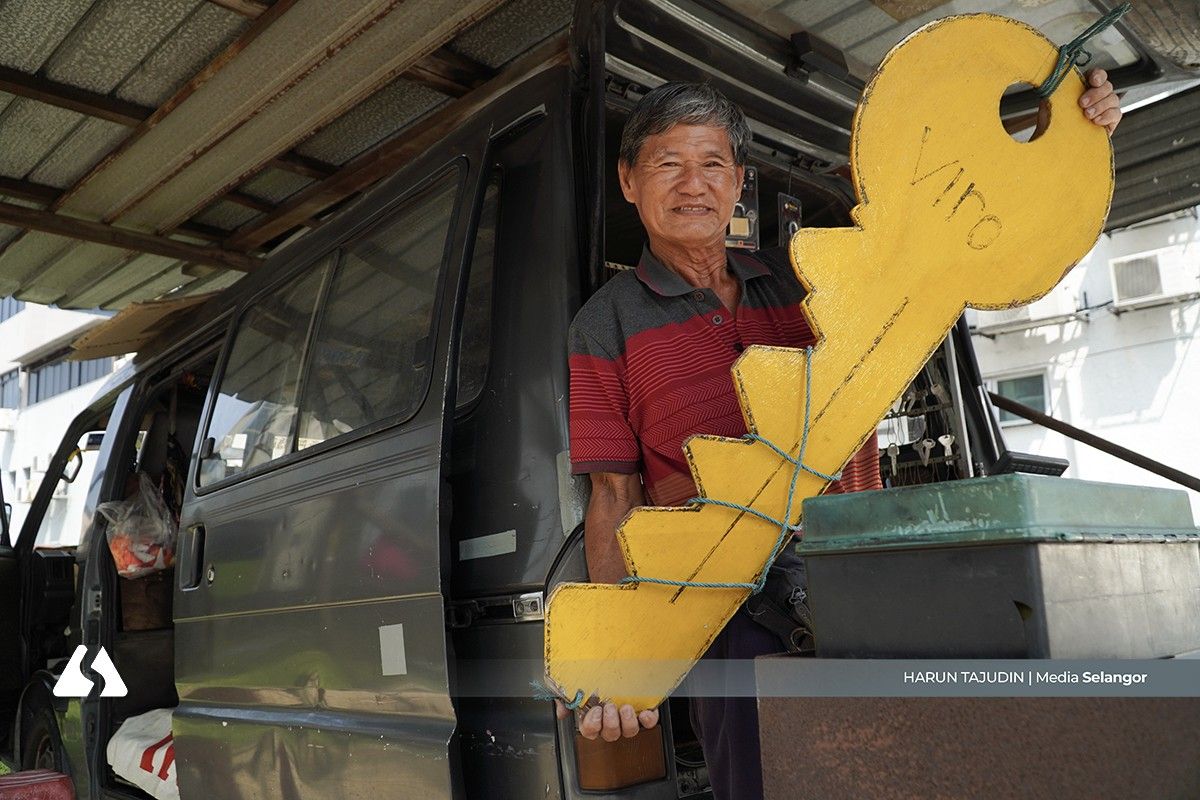 Pembuat kunci veteran sejak lebih tiga dekad setia berkhidmat di Klang