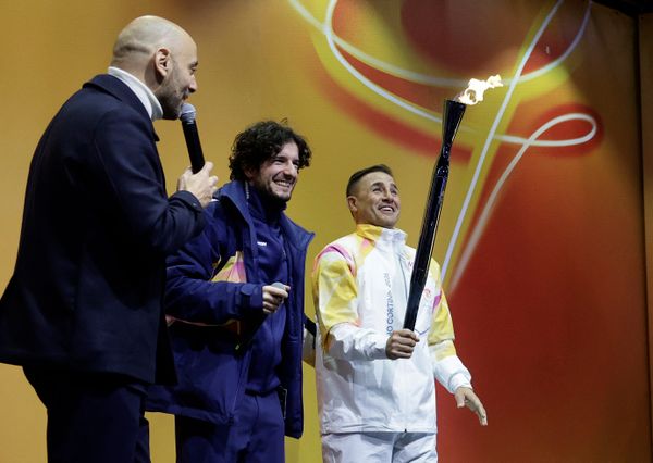 Olympic flame reaches Bologna a month before Games begin