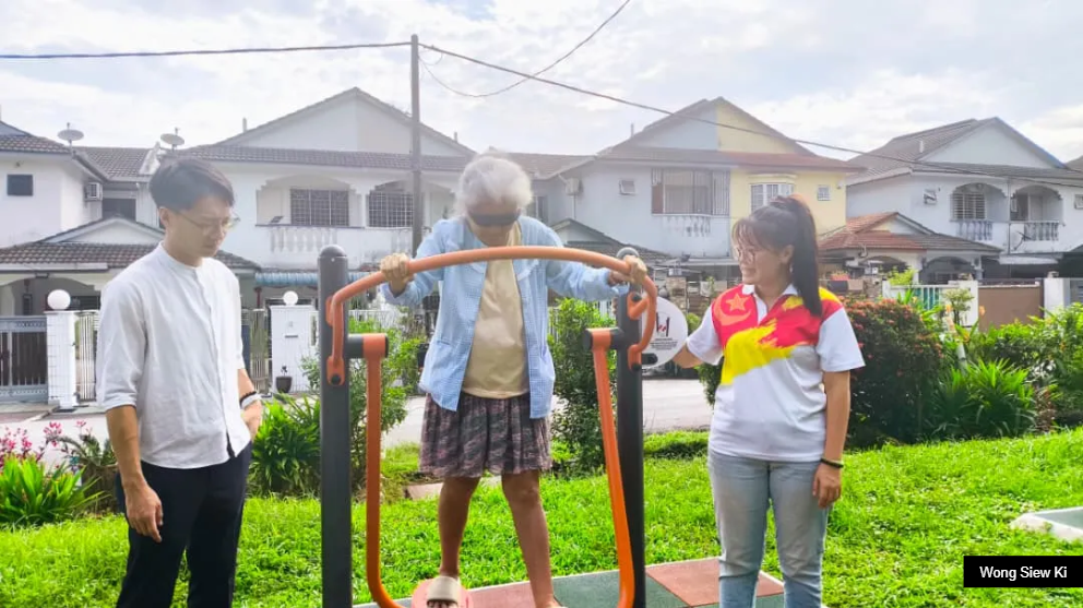 王诗棋：居民共议规划　沙登岭公园提升健身与篮球设施