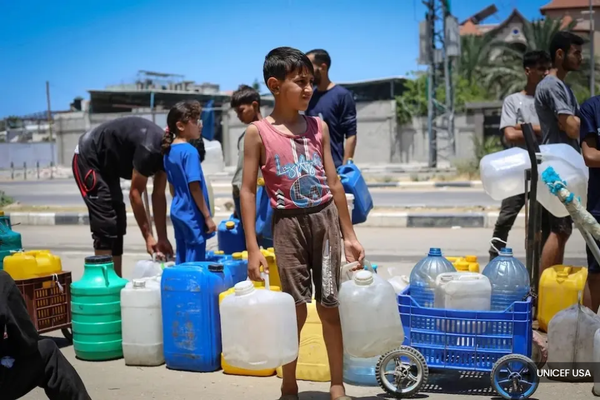 Empty bottles: Gazans in dire need of water