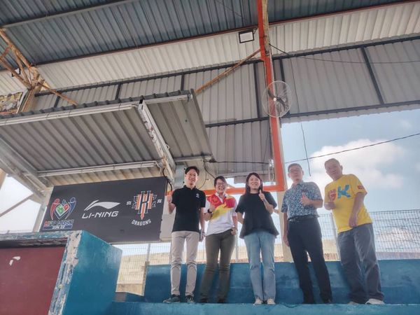 耗4.9万提升沙登新村篮球场 增设风扇与LED灯提高舒适度