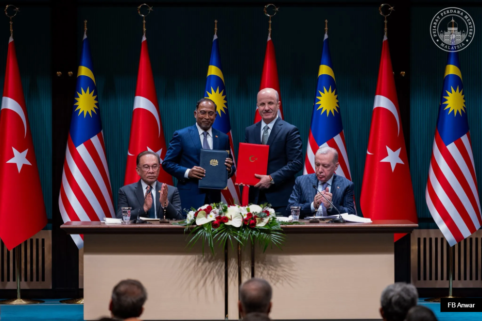 大马与土耳其签署7文件   加强双边战略合作