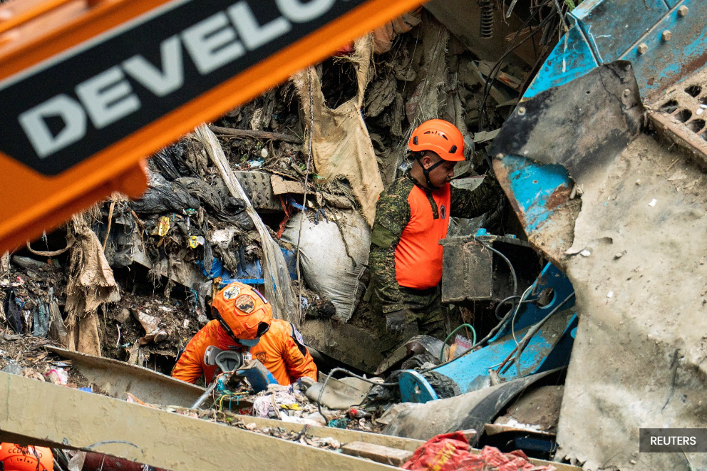 Death toll in Philippine landfill landslide rises to 25