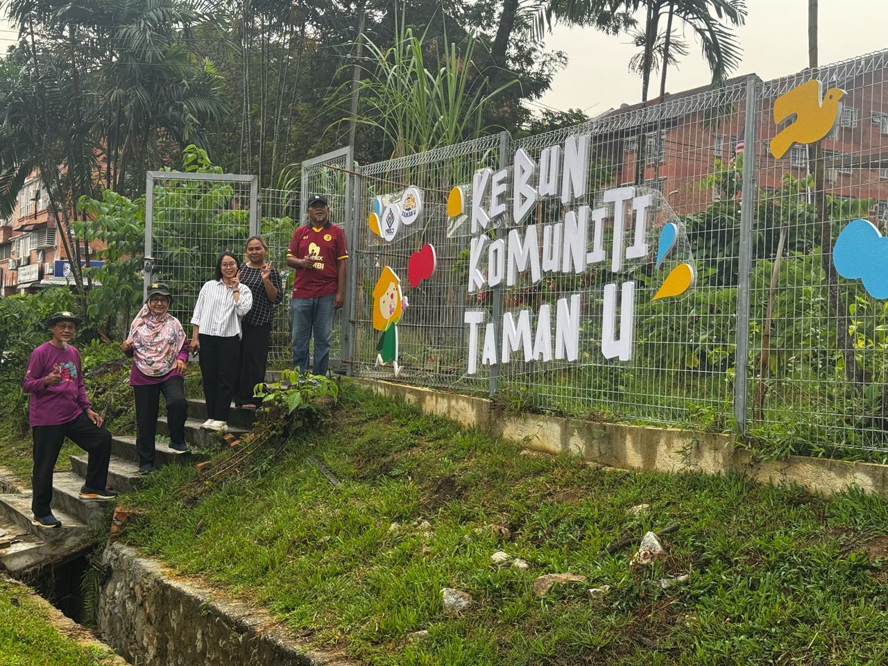 梳邦市厅去年拨8万拨款 大学岭展开3项美化提升工程