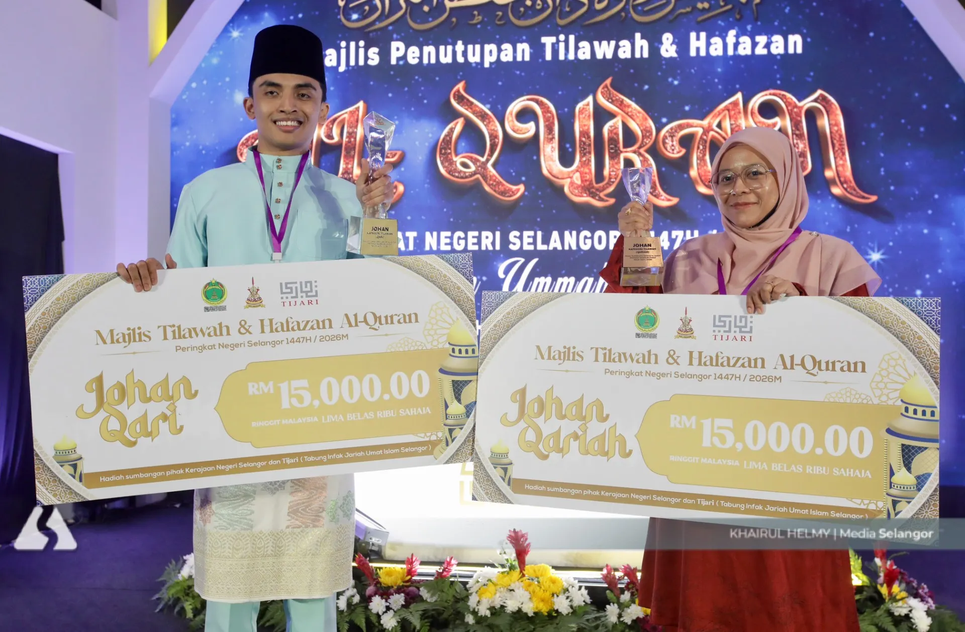 Wakil Selangor johan tilawah, hafazan kebangsaan terima elaun khas lapan bulan