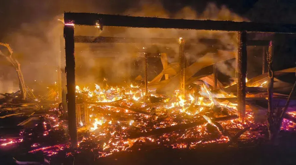 Rumah terbakar, suami isteri ditemui rentung