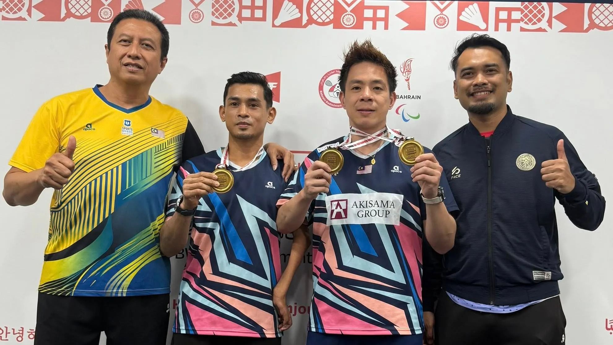 BWF Championships: Liek Hou-Faris clinch men’s doubles SU5 gold