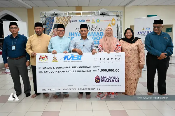 137 masjid, surau di Gombak terima sumbangan Ihya’ Ramadan RM1.6 Juta