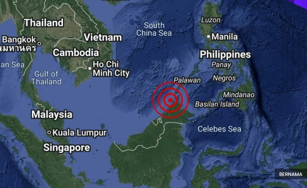 6.8-magnitude quake shakes Sabah waters