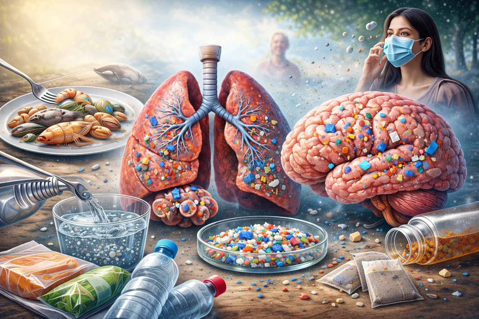 Mikroplastik dikesan dalam organ manusia, masuk melalui makanan dan udara