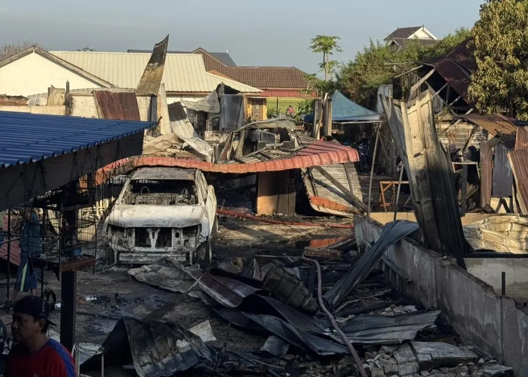 21 penghuni selamat, empat rumah terbakar ketika sahur