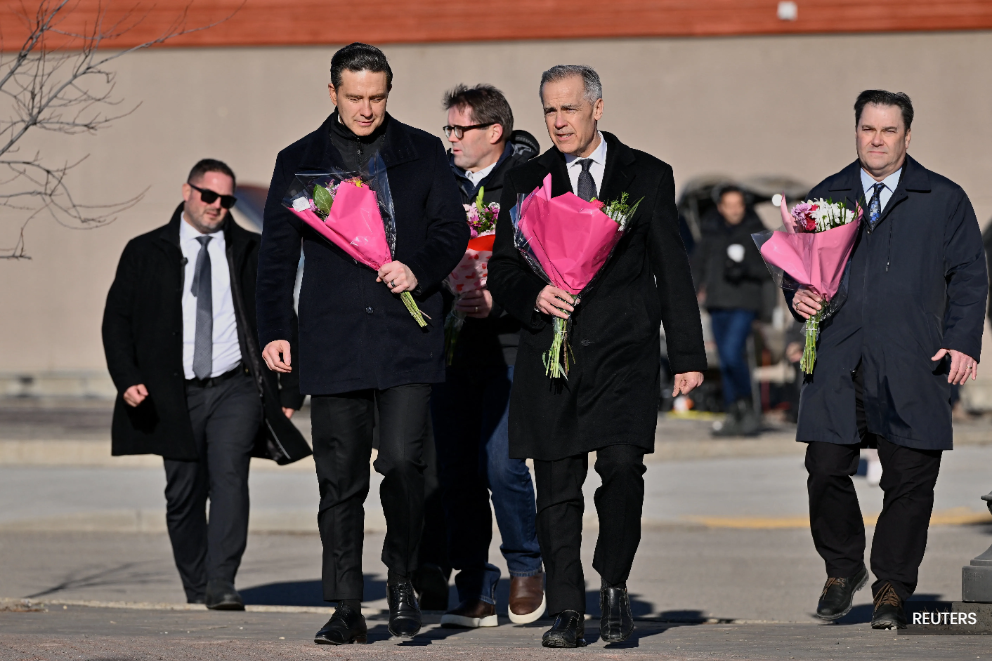 Canadian PM comforts Tumbler Ridge residents following mass shooting