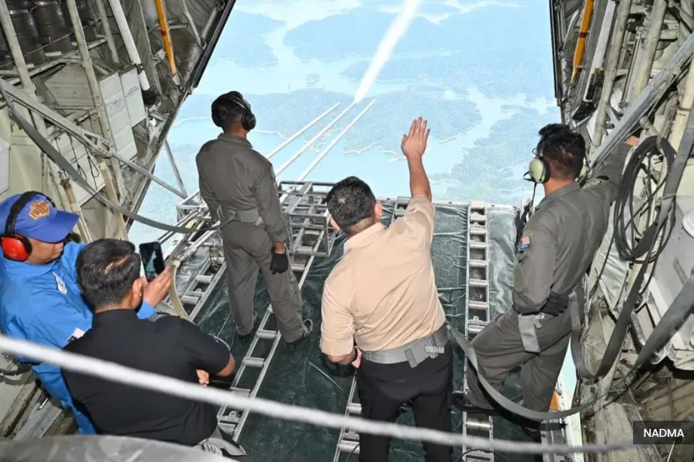 应对高温天气水位下降 吉霹展开布云造雨行动