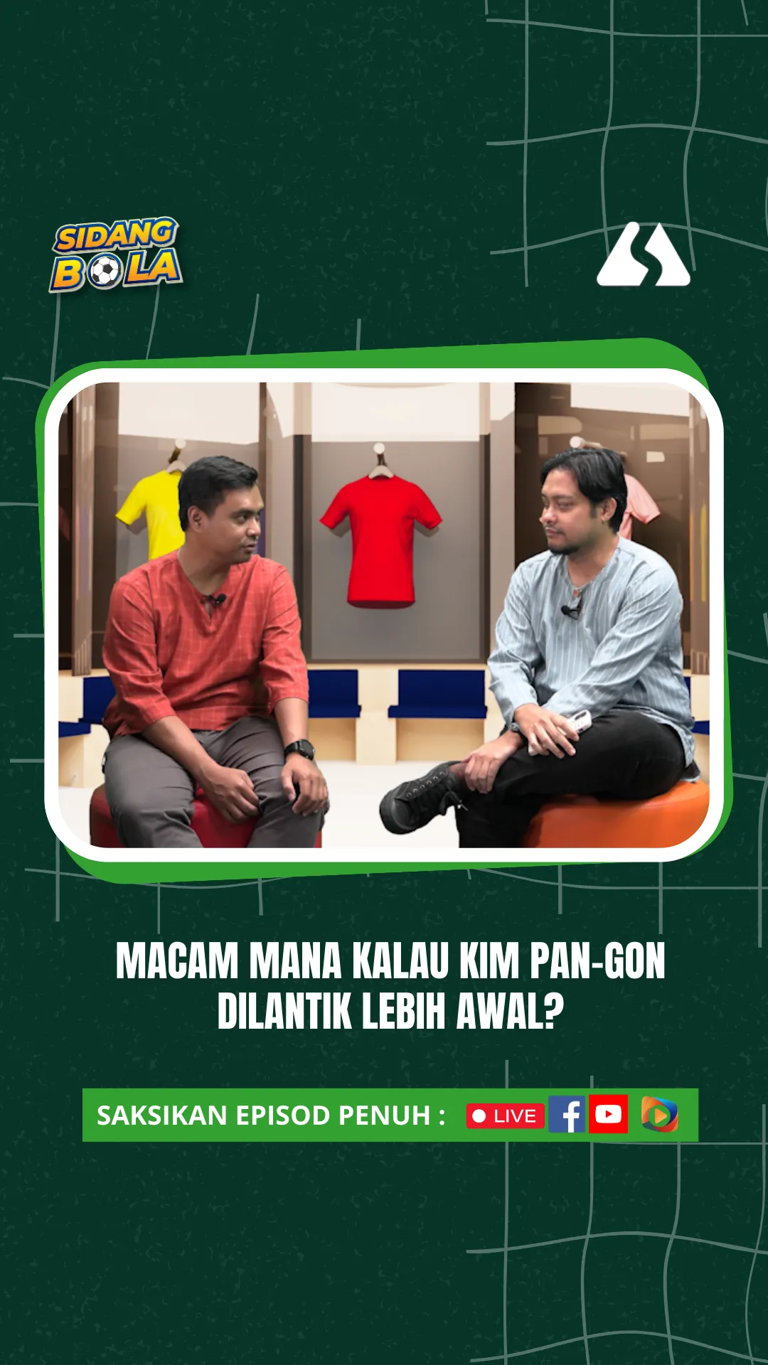 Macam mana kalau Kim Pan-gon dilantik lebih awal?