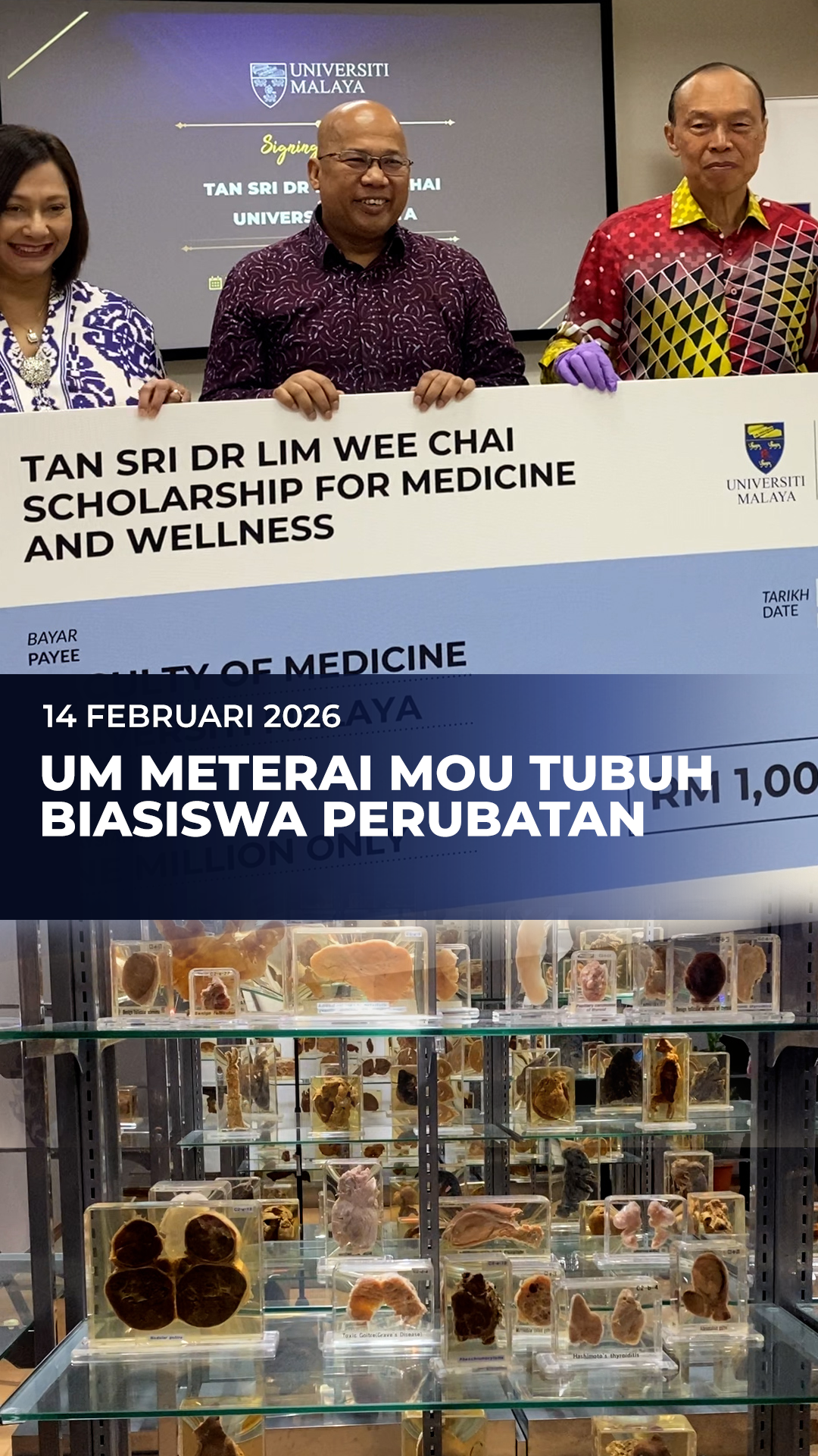 UM meterai MoA tubuh biasiswa perubatan
