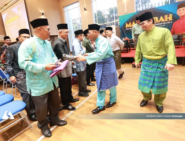 3,315 penggerak masjid seluruh Selangor terima insentif RM500 sempena Aidilfitri