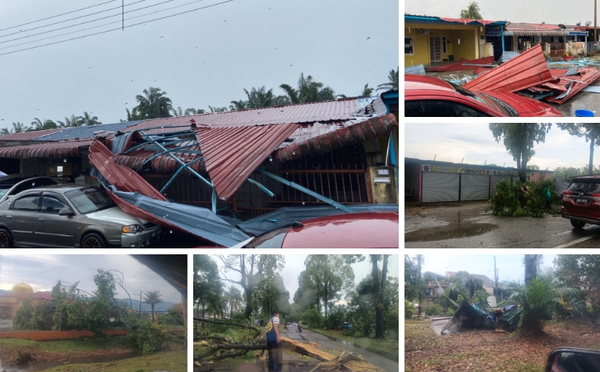 தைப்பிங்கில் புயலால் பாதிக்கப்பட்டவர்களின் எண்ணிக்கை குறைந்தது